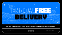 Brutalism Free Delivery Animation Preview