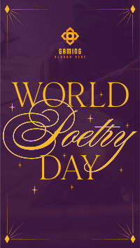 Celebrate Poetry Day Instagram Story Design