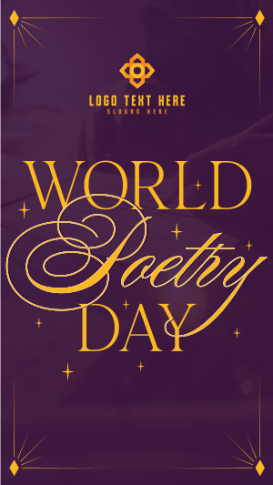 Celebrate Poetry Day Instagram story Image Preview
