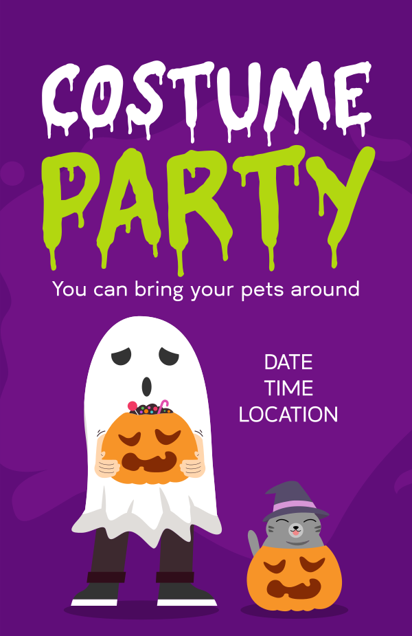 Halloween Discount Invitation Design Image Preview
