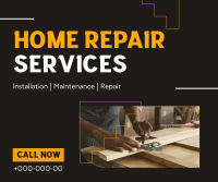 Simple Home Repair Service Facebook Post Design