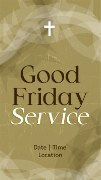  Good Friday Service TikTok Video Design