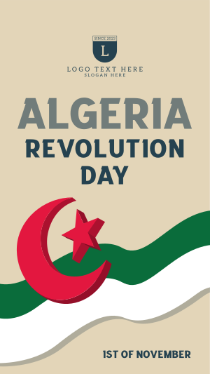 Algeria Revolution Day Instagram story Image Preview