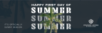 Summer Palm Tree Twitter Header Image Preview