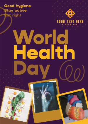 Retro World Health Day Flyer Image Preview