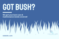 Bush Lawn Care Pinterest board cover Image Preview