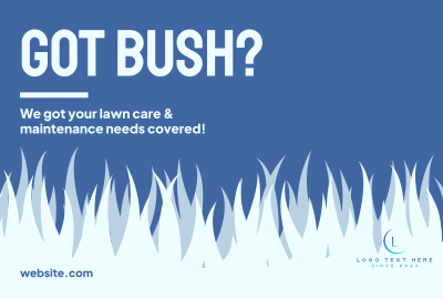 Bush Lawn Care Pinterest board cover Image Preview