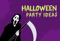 Spooky Party Pinterest Cover Design