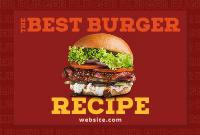 Burger Day Special Pinterest Cover Design