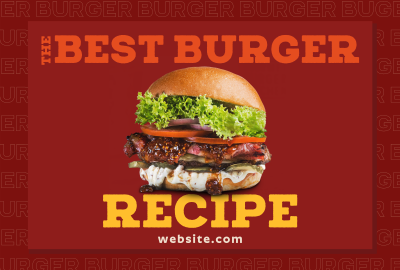Burger Day Special Pinterest board cover Image Preview