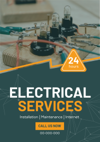 Anytime Electrical Solutions Poster Design