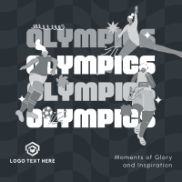 The Olympics Greeting Linkedin Post Design