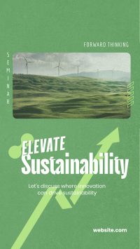 Elevating Sustainability Seminar YouTube short Image Preview