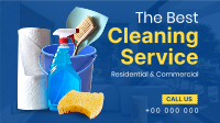 The Best Cleaning Service Facebook event cover Image Preview