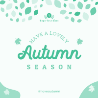 Autumn Leaf Mosaic Instagram post Image Preview