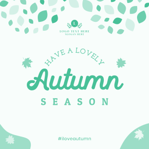 Autumn Leaf Mosaic Instagram post Image Preview