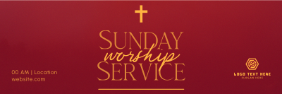 Blessed Sunday Service Twitter header (cover) Image Preview