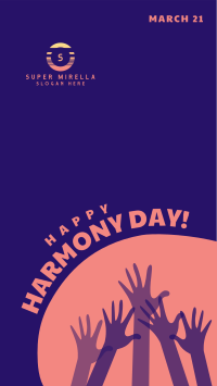 Harmony Day Hands Instagram Story Design