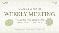 Weekly Meeting Animation Preview