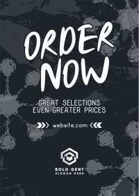 Grunge Brutalist Order Poster Image Preview