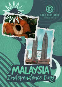 Quirky Collage Malaysia  Poster Design