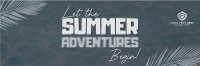 Textured Pool Summer Quote Twitter Header Preview