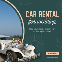Classic Car Rental Instagram post Image Preview