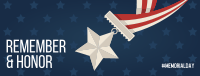 Memorial Day Medal Facebook cover Image Preview
