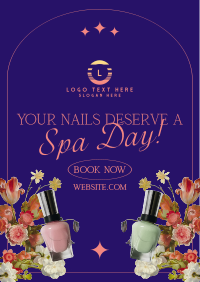 Floral Nail Services Poster Image Preview