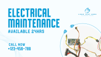 Electrical Maintenance Service Facebook Event Cover Design