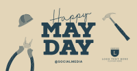 Happy May Day Facebook Ad Design