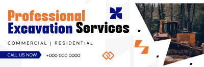 Professional Excavation Services Twitter header (cover) Image Preview
