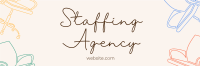 Chair Patterns Staffing Agency Twitter Header Design