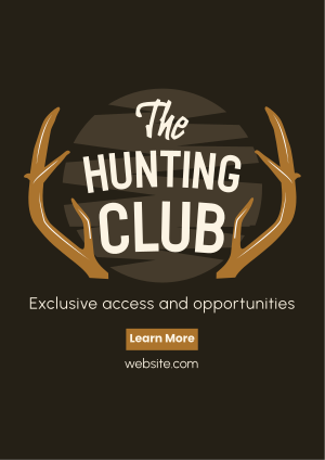 The Hunting Club Flyer Image Preview