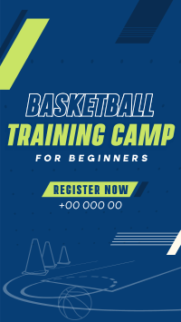 Basketball Training Camp YouTube Short Image Preview