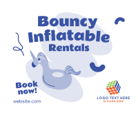 Bouncy Inflatables Facebook Post Design