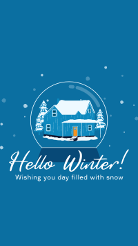 Snow Globe Instagram Reel Design