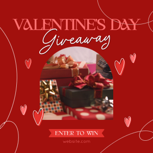 Valentine's Day Giveaway Instagram post Image Preview