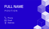 Modern Isometric Pattern Business Card Preview