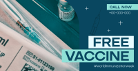 Free Vaccine Week Facebook ad Image Preview