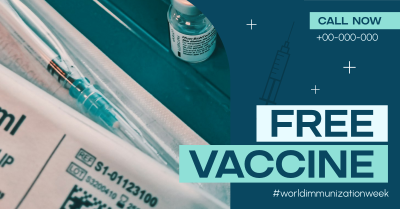 Free Vaccine Week Facebook ad Image Preview