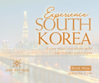  Minimalist Korea Travel Facebook Post Design