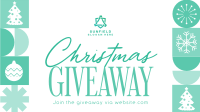 Christmas Season Giveaway Facebook Event Cover Design