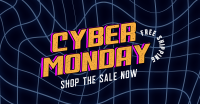 Vaporwave Cyber Monday Facebook ad Image Preview