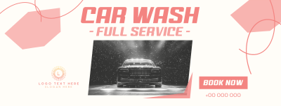 Carwash Full Service Facebook cover Image Preview