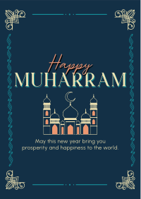 Decorative Islamic New Year Flyer Image Preview