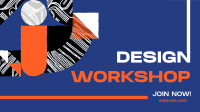 Modern Abstract Design Workshop Facebook event cover Image Preview