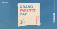 Grandparent's Day Paper Facebook Ad Design
