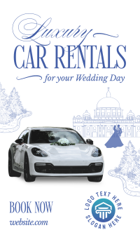 Luxury Wedding Car Rental YouTube short Image Preview