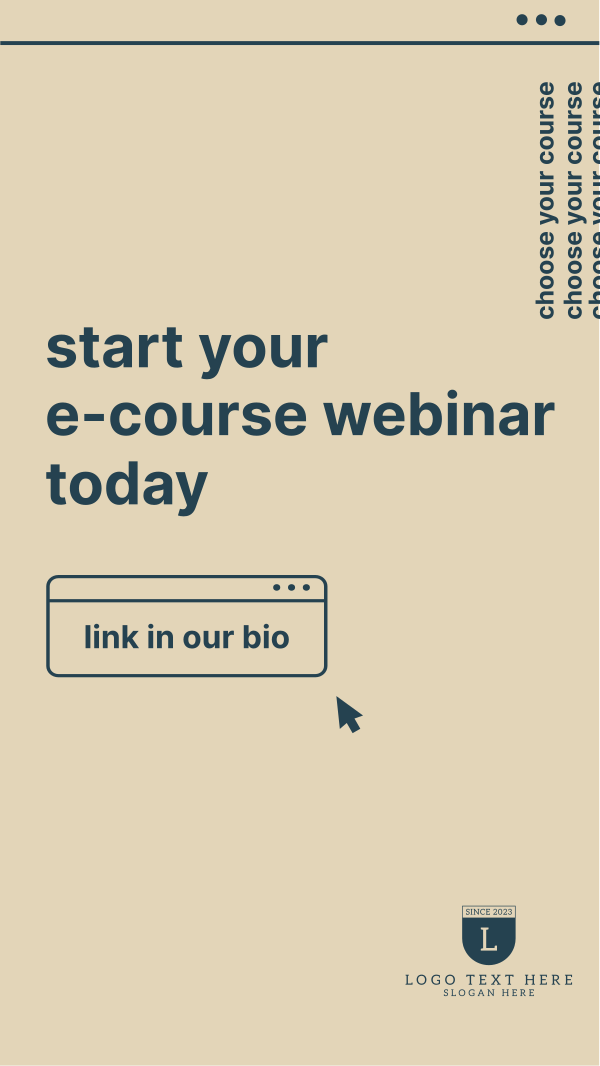 E-Course Webinar Instagram Story Design Image Preview